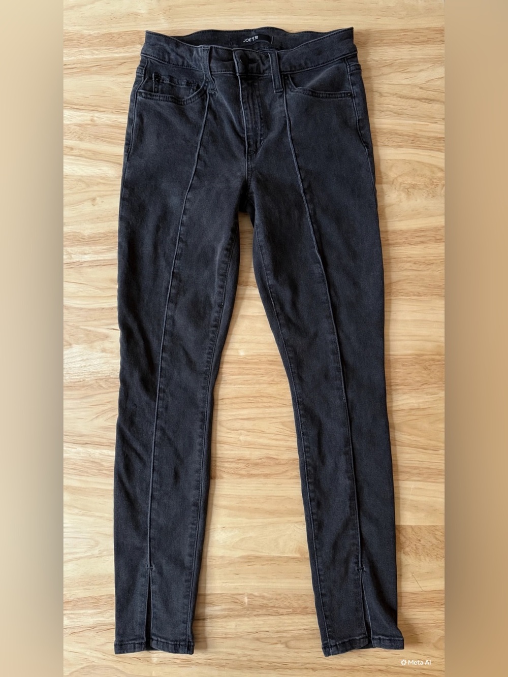 Joe’s Jeans Flawless The Icon Mid Rose Skinny Jeans Size 27 Front seam